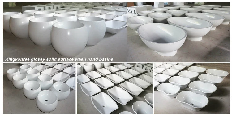 Acrylic Resin Stone Price Solid Surface Hotel Wash Basin