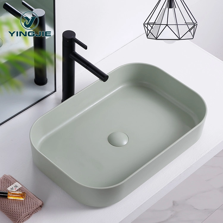 New Design Bathroom Countertops Melamine Resin Basin Sink Bathroom Washbasin in Different Colors