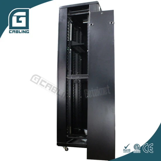 Gcabling Data Szies Floor Standing 19 Inch 24u 29u 33u 38u 42u Lockable Network Center Server Rack Cabinet